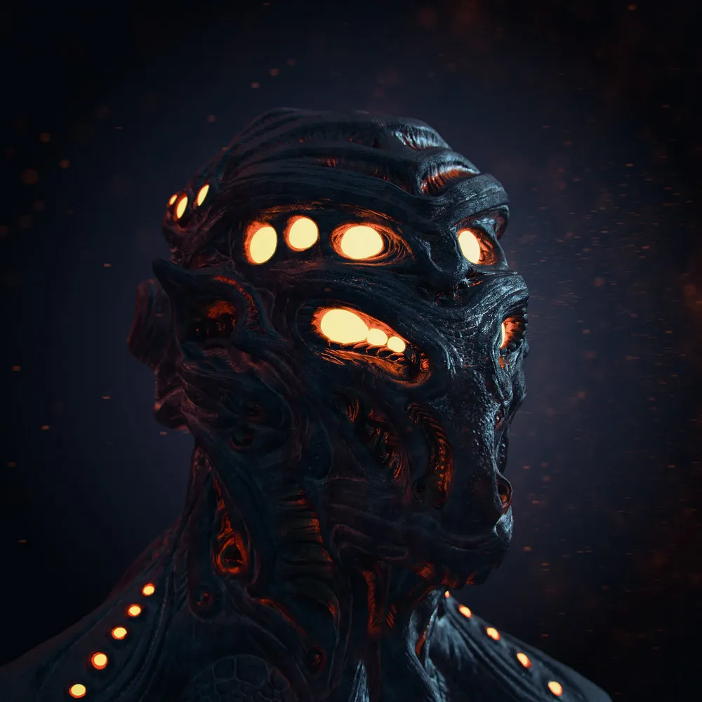 Project Main Image – Alien Head back