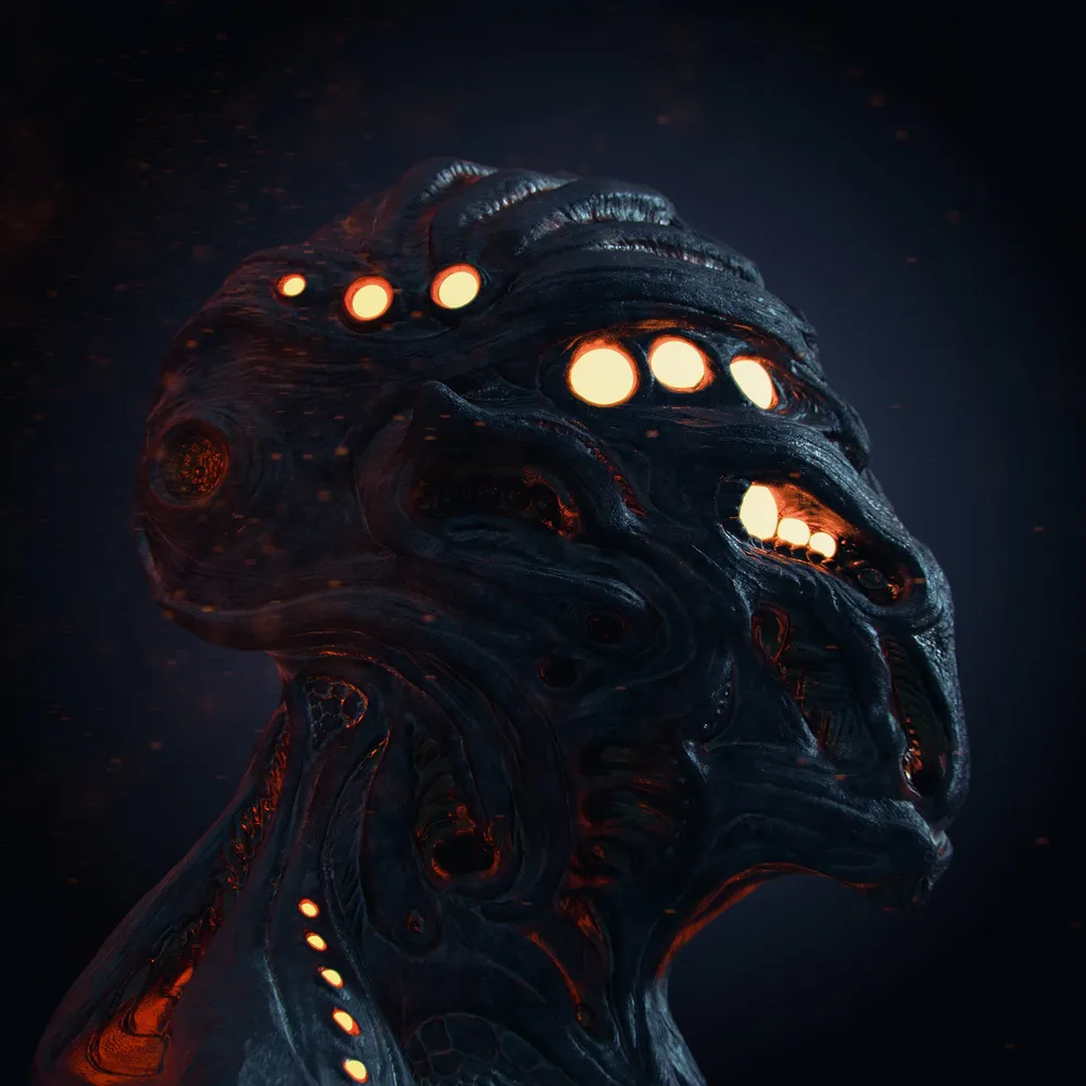 Project Main Image – Alien Head back