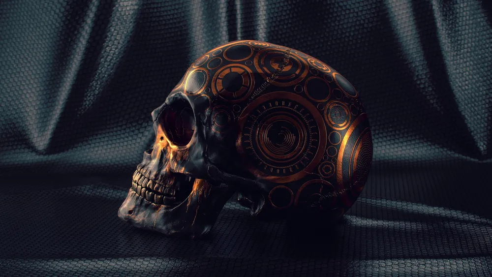 Project Main Image – Skull Cyberpunk