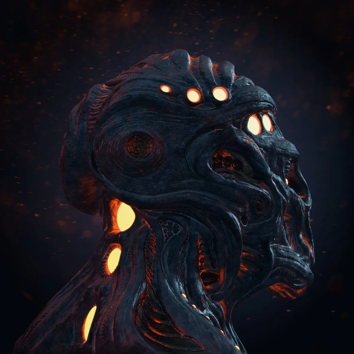 Project Main Image – Alien Head back
